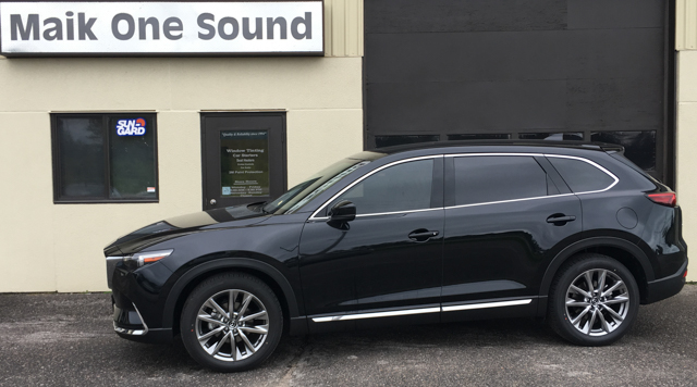 2017 Mazda CX-9 with professional window tint in North Bay